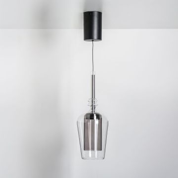 Zuma Line TAGNA 251010-SM Hanglamp 1x6W/Led 3000K 150lm IP20