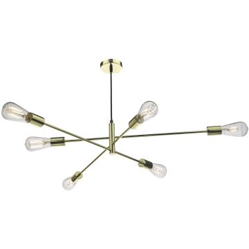 Dar Lighting ALANA ALA0635 Hanglamp 6x60W/E27 IP20