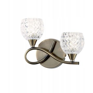 Endon BOYER BOYER-2WBAB-L Wandlamp 2x33W/G9 IP20