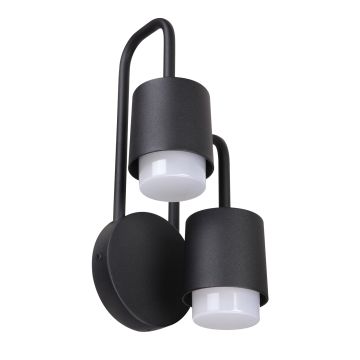 Italux SORANO C49-2/BK-9 Wandlamp 2x6W/LED 1550LM IP44