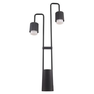 Italux SORANO C49/80/BK-9 Vloerlamp 2x6W/LED 1500LM IP44
