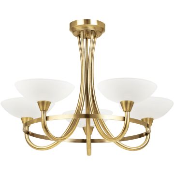 Endon CAGNEY CAGNEY-5AB Plafondlamp 5x33W/G9 IP20