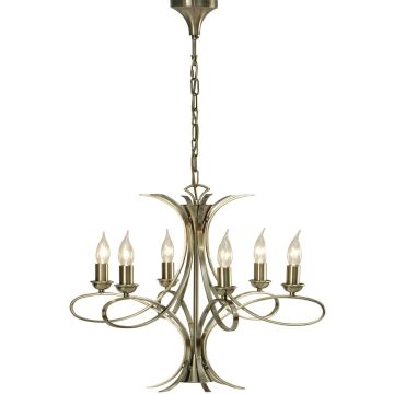 Endon PENN CA7P6BB Kroonluchter 6x40W/E14
