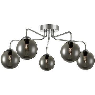 Dar Lighting FEYA FEY0550-01 Plafondlamp 5x40W/G9
