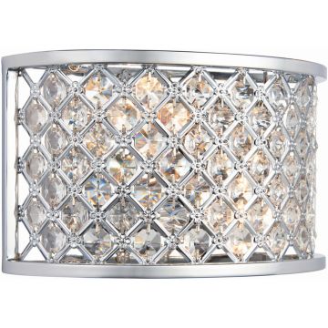 Endon HUDSON HUDSON-2WBCH Wandlamp 2x60W/E14 IP20