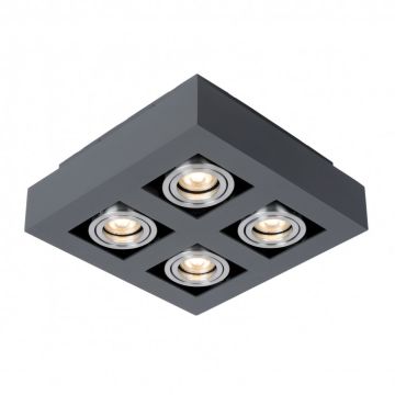 Italux CASEMIRO IT8002S4-BK/AL Opbouwspot 4x50W/GU10