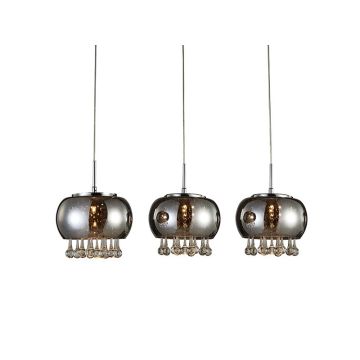 AZzardo BURN 3 LINE AZ2454 Hanglamp 3x40W/G9 IP20