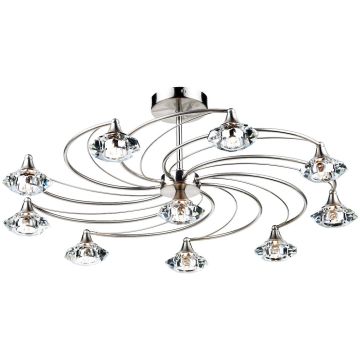 Dar Lighting LUTHER LUT2346 Plafondlamp 10x40W/G9