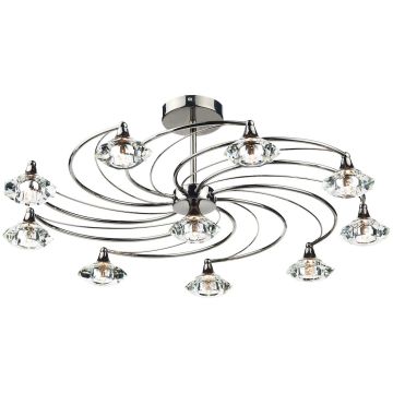 Dar Lighting LUTHER LUT2367 Plafondlamp 10x40W/G9