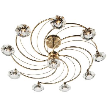 Dar Lighting LUTHER LUT2375 Plafondlamp 10x40W/G9