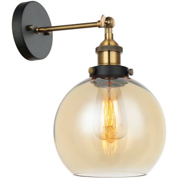 Italux CARDENA MBM-4330-1-GD+AMB Wandlamp 1x40W/E27 IP20