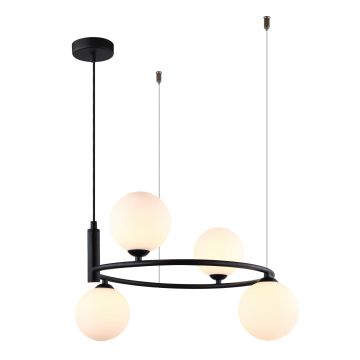 Italux AMILY MDM-3974/4 BK Hanglamp 4x25W/G9 IP20