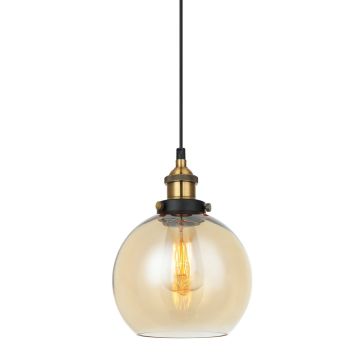 Italux CARDENA MDM-4330/1 GD+AMB Hanglamp 1x40W/E27 IP20