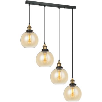 Italux CARDENA MDM-4330-4-GD+AMB Hanglamp 4x40W/E27 IP20