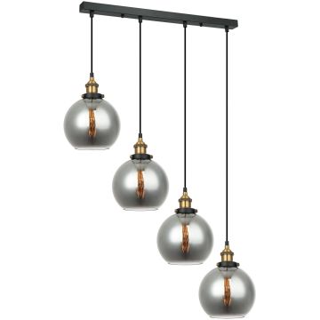 Italux CARDENA MDM-4330-4-GD+SG Hanglamp 4x40W/E27 IP20