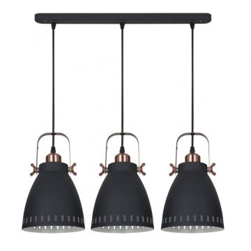 Italux FRANKLIN MD-HN8026S-3-B+RC Hanglamp 3x60W/E27