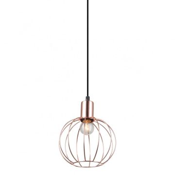 Italux GERVAIS MDM-3344/1 BK+COP Hanglamp 1x40W/E27
