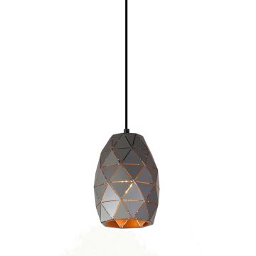 Italux HARLEY MDM-3480/1 GR+GD Hanglamp 1x40W/E27 IP20