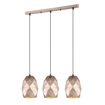 Italux HARLEY MDM-3480/3 GD Hanglamp 1x40W/E27
