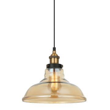 Italux HUBERT MDM-2381/1 GD+AMB Hanglamp 1x40W/E27