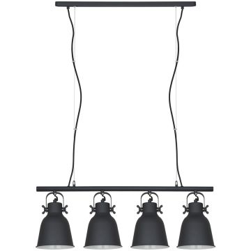 Italux LAVARE MD-HN82608-4-BK+WH Hanglamp 4x40W/E27 IP20