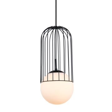 Italux MATTY MDM-3940/1 BK Hanglamp 1x40W/E27 IP20