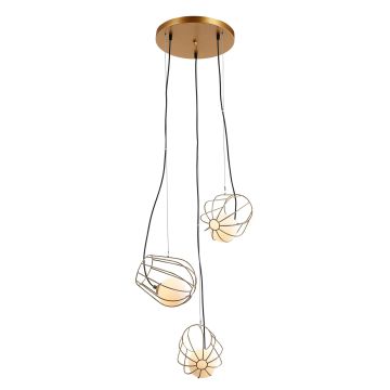 Italux MELISA MDM-3942/3 GD Hanglamp 3x25W/G9 IP20