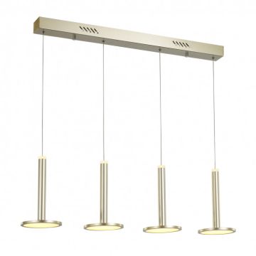 Italux OLIVER MD17033012-4B GOLD Hanglamp 1x60W/LED 2690LM