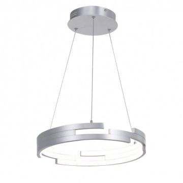 Italux VELAR MD16003097-1B SILVER Hanglamp 1x60W/LED 3360LM