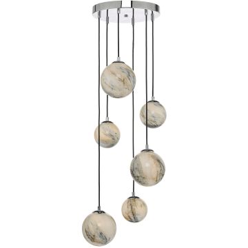Dar Lighting MIKARA MIK0650 Hanglamp 6x5W/G9
