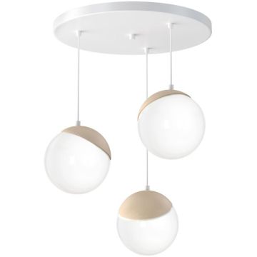 Milagro SFERA WOOD MLP5425 Hanglamp 3x40W/E14 IP20