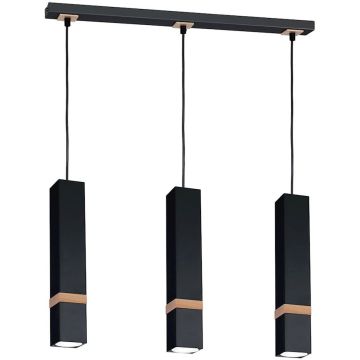 Milagro VIDAR BLACK MLP5404 Hanglamp 3x8W/GU10 IP20