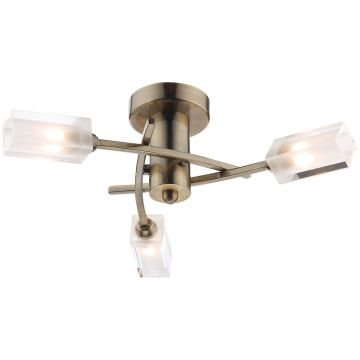 Dar Lighting MORGAN MOR0375 Plafondlamp 3x25W/G9