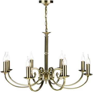 Dar Lighting MURRAY MUR0875 Kroonluchter 8x40W/E14
