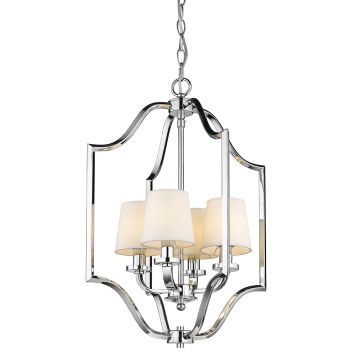 Cosmolight NEW YORK P04380WH Kroonluchter 4x40W/E14