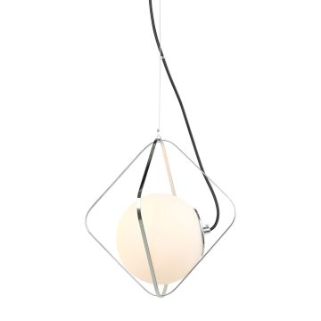 Italux CANTO PEN-5696-1-BKCR Hanglamp 1x40W/E27