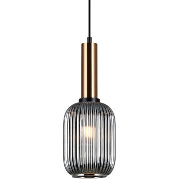Italux ANTIOLA PND-5588-1M-BRO+SG Hanglamp 1x40W/E27 IP20