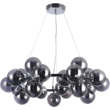 Italux CABELLA PND-5252-25-CH+SMK Hanglamp 25x28W/G9 IP20