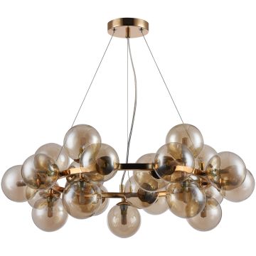 Italux CABELLA PND-5252-25-GD-CGN Hanglamp 25x28W/G9 IP20
