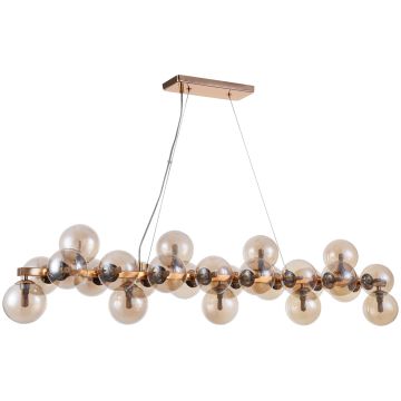 Italux CABELLA PND-5252-A-25-GD-CGN Hanglamp 25x28W/G9 IP20