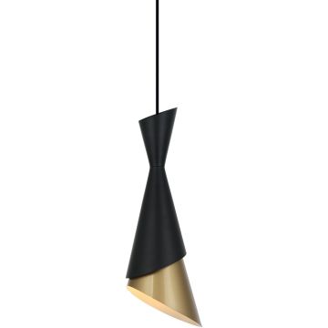 Italux MALIA PND-85949-1 BK+GD Hanglamp 1x40W/E27 IP20