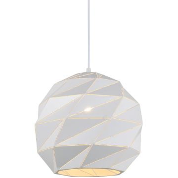 Italux PALERMO PND-2424-1L-WH Hanglamp 1x40W/E27 IP20