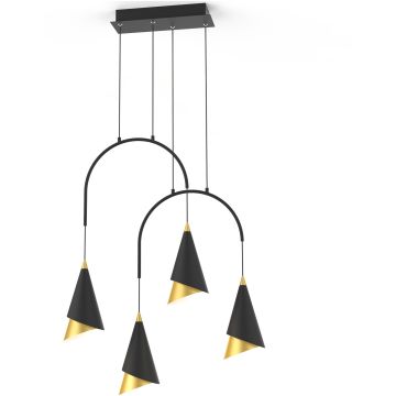 Italux RAALTO PND-433128-3 Hanglamp 4x29,4W/LED 3000K 958LM IP20
