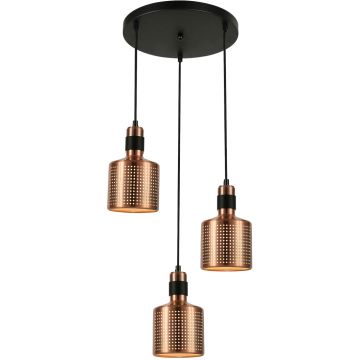 Italux RESTENZA PND-2439-3-COP Hanglamp 3x40W/E27 IP20