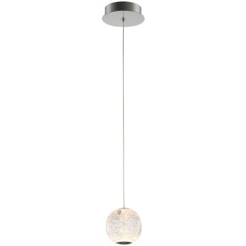 Italux ROSARIO PND-12220121-1A-CR Hanglamp 1x4,2W/LED 3200K 280LM IP20