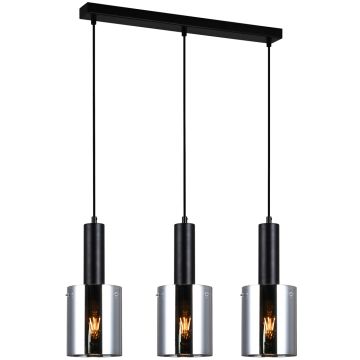 Italux SARDO PND-5581-3-BK+SG Hanglamp 3x40W/E27 IP20