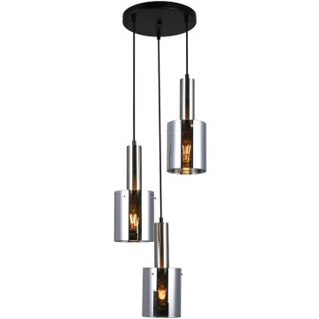 Italux SARDO PND-5581-3A-SC+SG Hanglamp 3x40W/E27 IP20