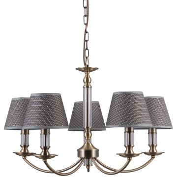 Italux ZANOBI PND-43272-5 Kroonluchter 5x40W/E14 IP20