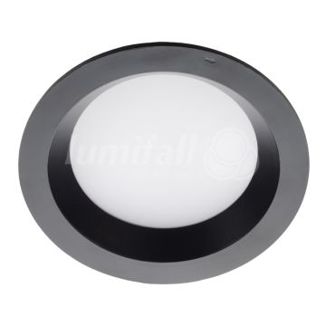 Lumifall SANTOLED SANTOLED 175 CZARNA Inbouwspot 1x15W/LED 1200LM IP44