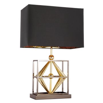 Cosmolight QUITO T01939BK AU Tafellamp 1x40W/E27